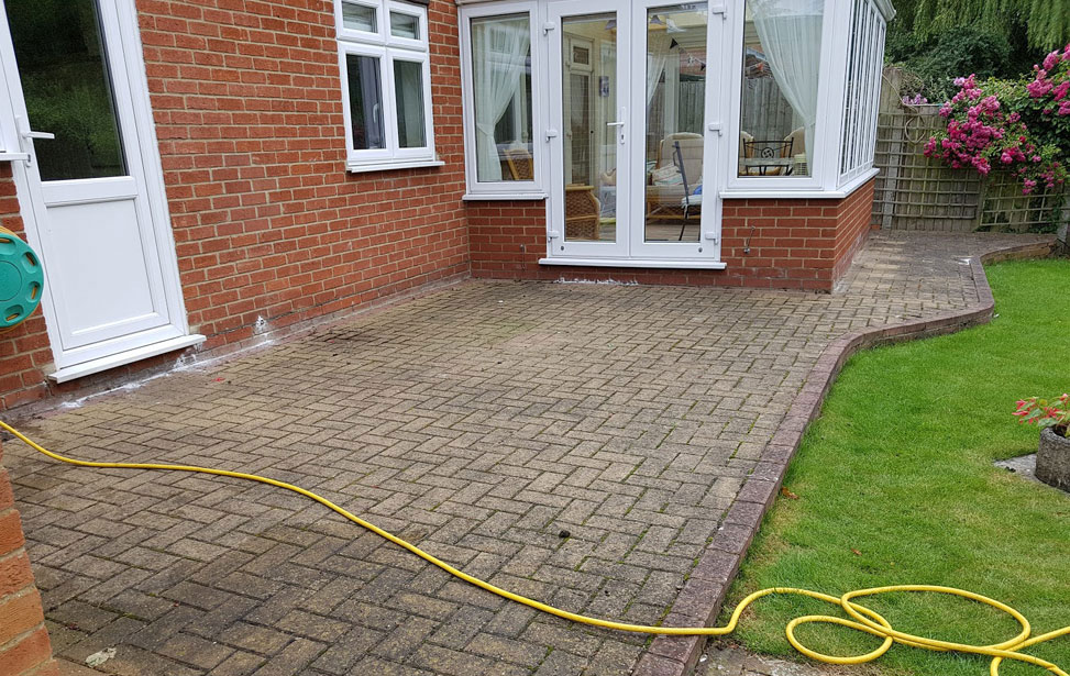 Block Paving Cleaning Services Before