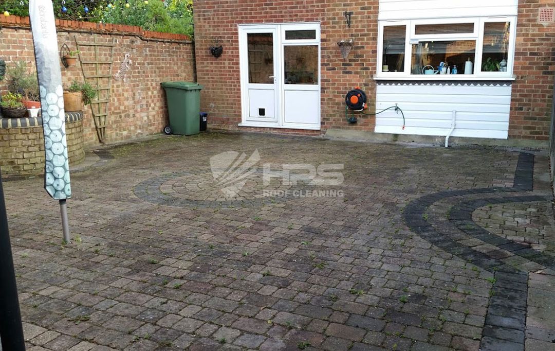 Block Paving Cleaning Before