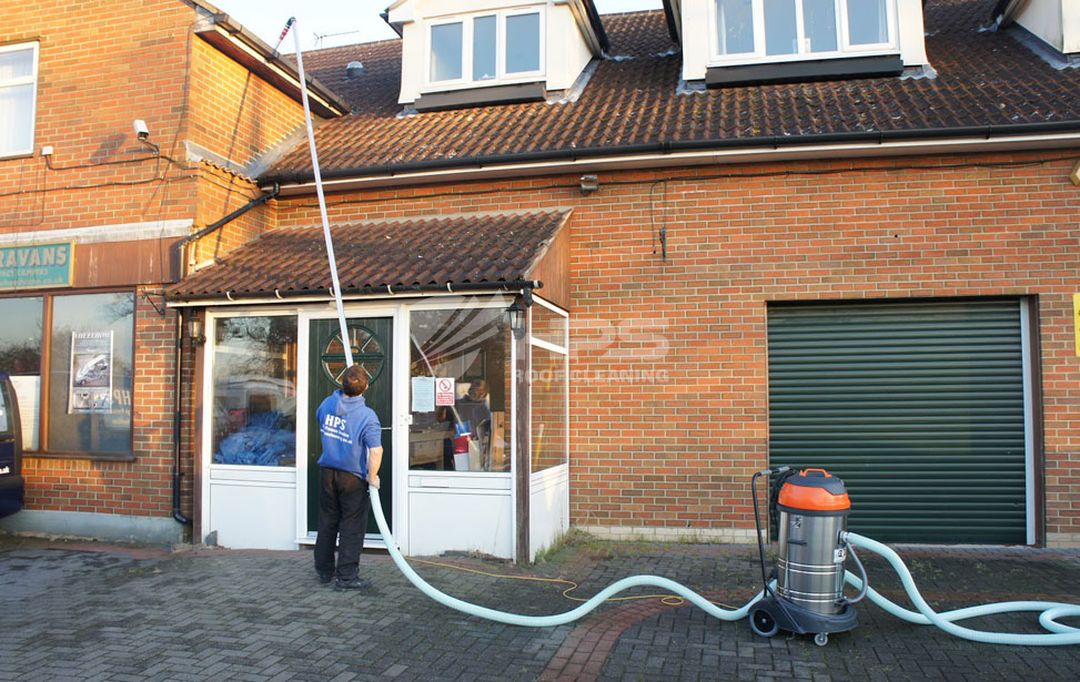 Gutter Cleaning From The Ground