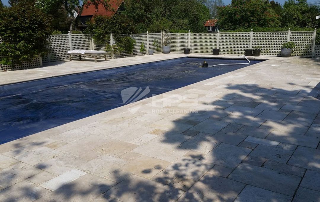 Natural Stone Patio Cleaning After