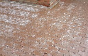 Removing Black Spots from Patios