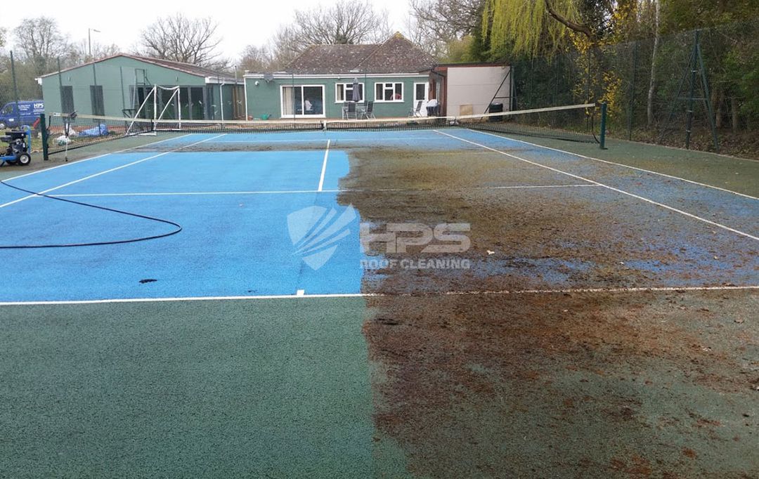 Tarmac Tennis Court Cleaning Essex